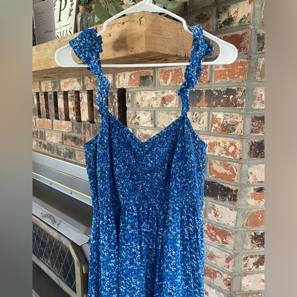 Stories - L - Blue - Hi Low Maxi Dress - Picture 2 of 5